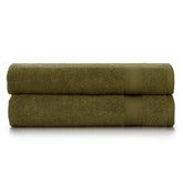Green 100% Cotton Towel Set
